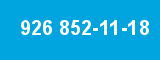 926 852-11-18